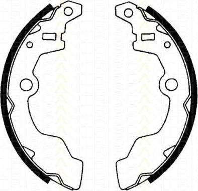 TRISCAN 8100 69567 комплект тормозных колодок на SUZUKI ALTO (CM11, CL11, CP11, CN11, CP21, CN21, CM21, CL21, CS22,