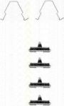TRISCAN 8105 101622 комплектующие, колодки дискового тормоза на MAZDA 626 IV Hatchback (GE)