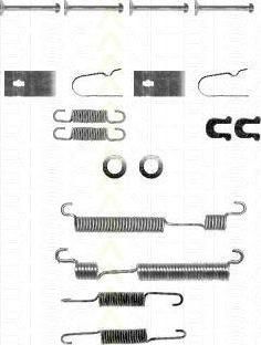 TRISCAN 8105 102521 комплектующие, тормозная колодка на HONDA CIVIC III Hatchback (AL, AJ, AG, AH)