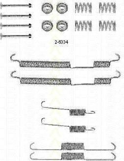 TRISCAN 8105 102580 комплектующие, тормозная колодка на PEUGEOT BOXER фургон (230L)