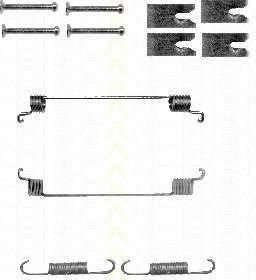 TRISCAN 8105 152562 комплектующие, тормозная колодка на FIAT PANDA VAN (312_, 312)