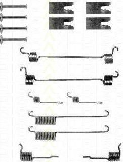 TRISCAN 8105 162585 комплектующие, тормозная колодка на FORD FIESTA фургон (FVD)