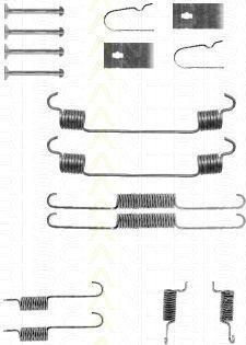 TRISCAN 8105 502543 комплектующие, тормозная колодка на MAZDA 323 S IV (BG)