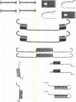 TRISCAN 8105 502556 комплектующие, тормозная колодка на MAZDA 323 C IV (BG)