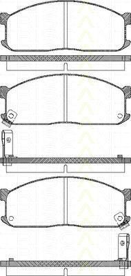 TRISCAN 8110 10873 комплект тормозных колодок, дисковый тормоз на FORD ECONOVAN фургон (KAA)