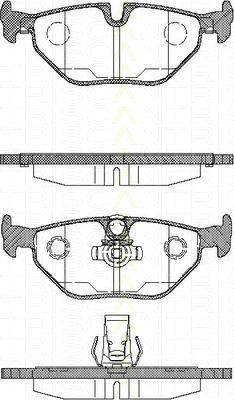 TRISCAN 8110 11003 комплект тормозных колодок, дисковый тормоз на 5 Touring (E39)