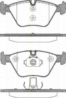 TRISCAN 8110 11015 комплект тормозных колодок, дисковый тормоз на 3 кабрио (E46)