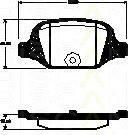 TRISCAN 8110 15038 комплект тормозных колодок, дисковый тормоз на FIAT DOBLO Cargo (223)