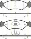 TRISCAN 8110 16168 комплект тормозных колодок, дисковый тормоз на FORD FIESTA IV (JA_, JB_)