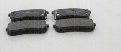 TRISCAN 8110 18027 комплект тормозных колодок, дисковый тормоз на HYUNDAI H-1 Cargo (TQ)