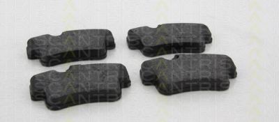 TRISCAN 8110 20001 комплект тормозных колодок, дисковый тормоз на PORSCHE BOXSTER (987)