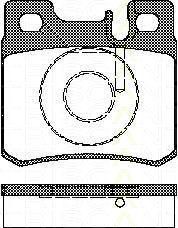 TRISCAN 8110 23007 комплект тормозных колодок, дисковый тормоз на MERCEDES-BENZ C-CLASS (W202)