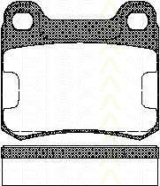 TRISCAN 8110 23995 комплект тормозных колодок, дисковый тормоз на MERCEDES-BENZ C-CLASS универсал (S202)
