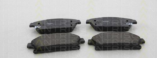 TRISCAN 8110 24039 комплект тормозных колодок, дисковый тормоз на CHEVROLET CRUZE Наклонная задняя часть (J305)