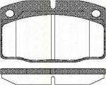 TRISCAN 8110 24234 комплект тормозных колодок, дисковый тормоз на OPEL OMEGA A (16_, 17_, 19_)