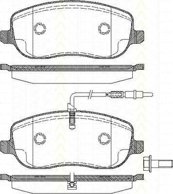 TRISCAN 8110 28028 комплект тормозных колодок, дисковый тормоз на FIAT ULYSSE (179AX)