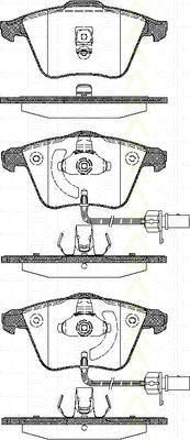 TRISCAN 8110 29053 комплект тормозных колодок, дисковый тормоз на AUDI A6 Avant (4B5, C5)