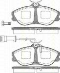 TRISCAN 8110 29890 комплект тормозных колодок, дисковый тормоз на AUDI 100 (4A, C4)