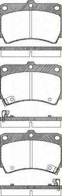TRISCAN 8110 50965 комплект тормозных колодок, дисковый тормоз на MAZDA 323 C IV (BG)
