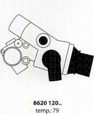 TRISCAN 8620 12079 термостат, охлаждающая жидкость на FIAT TEMPRA S.W. (159)