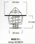 TRISCAN 8620 2188 термостат, охлаждающая жидкость на NISSAN BLUEBIRD Hatchback (T72, T12)