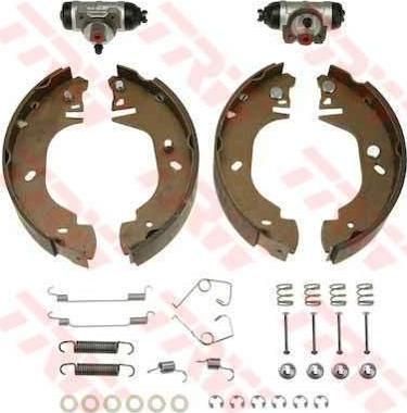 TRW BK1681 комплект тормозных колодок на FORD TRANSIT c бортовой платформой/ходовая часть (E_ _)