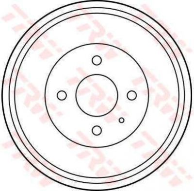 TRW DB4248 тормозной барабан на ALFA ROMEO 33 (905)