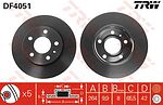 TRW DF4051 Диск торм зад ASTRA G/ZAFIRA 1.8/2.0(562072J) (569109)