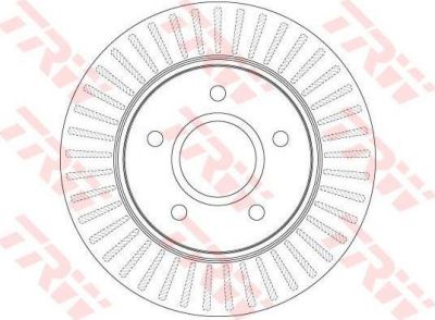 TRW DF6253S тормозной диск на FIAT FREEMONT (JC_, JF_)