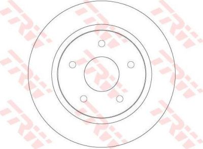 TRW DF6325 тормозной диск на FIAT FREEMONT (JC_, JF_)