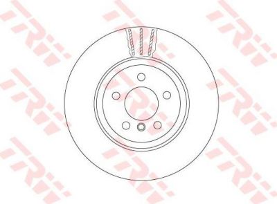TRW DF6610S тормозной диск на 5 Touring (F11)