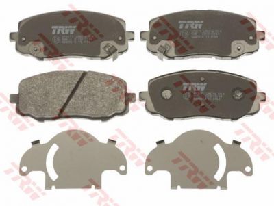 TRW GDB3510 Колодки тормозные HYUNDAI i20 1.2 08- передние (58101-1JA60)