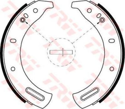 TRW GS6107 комплект тормозных колодок на CARBODIES FX4