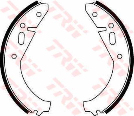 TRW GS8141 комплект тормозных колодок на SKODA 105,120 (744)