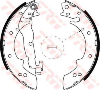 TRW GS8177 комплект тормозных колодок на PEUGEOT 305 I Break (581D)