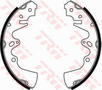 TRW GS8197 комплект тормозных колодок на MAZDA 929 II универсал (HV)