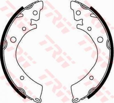 TRW GS8215 Колодки бараб. HONDA ACCORD III(CA4. CA5) 11/85-12/89/CIVIC IV(EG. EH)/CIVIC V(EJ9. EK3/4) 11/95-02/01 (362237)