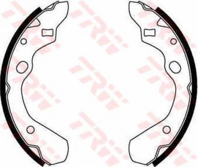 TRW GS8290 комплект тормозных колодок на MAZDA 323 S IV (BG)