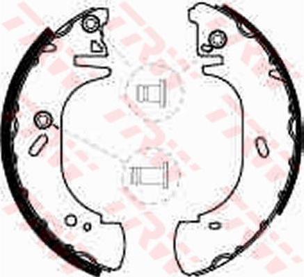 TRW GS8540 комплект тормозных колодок на FORD TRANSIT c бортовой платформой/ходовая часть (E_ _)