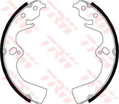 TRW GS8682 Колодки тормозные барабанные SPORTAGE 99-03 260x45mm (0K0452638Z)