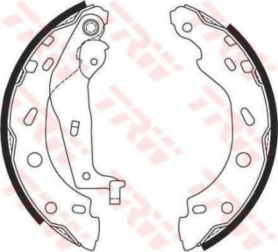 TRW GS8685 Колодки барабанные SMART Fortwo (Q0007333V001000000)