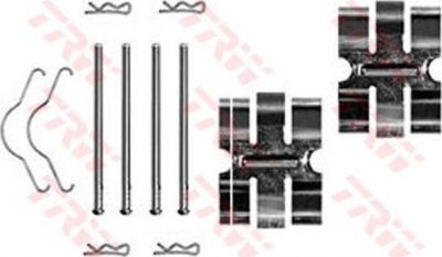 TRW PFK82 комплектующие, колодки дискового тормоза на TALBOT 1307-1510
