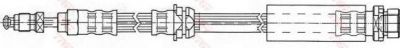 TRW PHB438 Шланг тормозной передний левый/правый Ford Fiesta 1,4-1,6 (1437504)