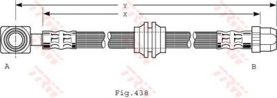 TRW PHD485 тормозной шланг на MINI MINI (R50, R53)