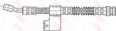 TRW PHD754 тормозной шланг на HYUNDAI LANTRA II Wagon (J-2)