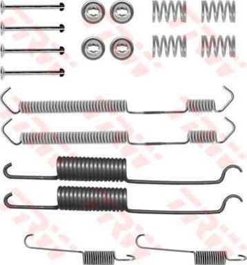 TRW SFK256 Ремкомплект тормозных колодок NISSAN/PSA/FIAT (4100691000)