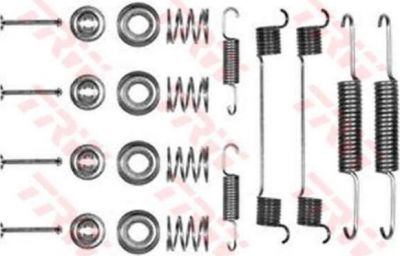 TRW SFK31 комплектующие, тормозная колодка на NISSAN CHERRY II купе (N10)