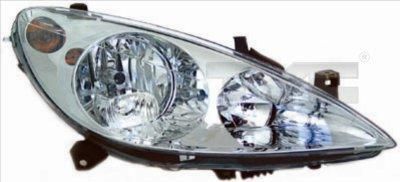 TYC 20-0165-15-2 основная фара на PEUGEOT 307 (3A/C)