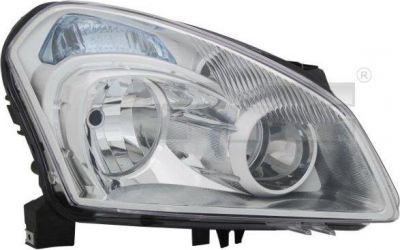 TYC 20-11572-05-2 основная фара на NISSAN QASHQAI / QASHQAI +2 (J10, JJ10)