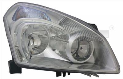 TYC 20-11572-10-21 основная фара на NISSAN QASHQAI / QASHQAI +2 (J10, JJ10)